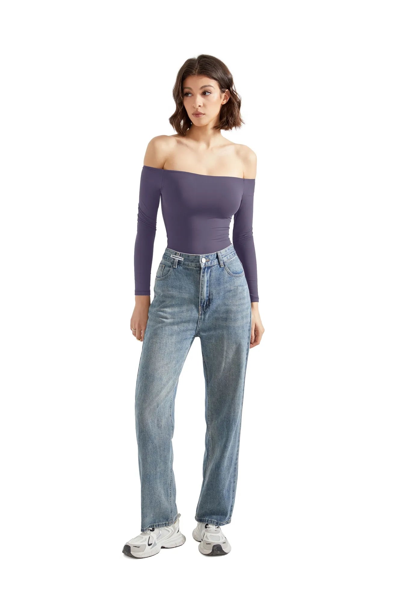 Buttery Soft Off Shoulder Bodysuit - Long Sleeve