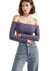 Buttery Soft Off Shoulder Bodysuit - Long Sleeve