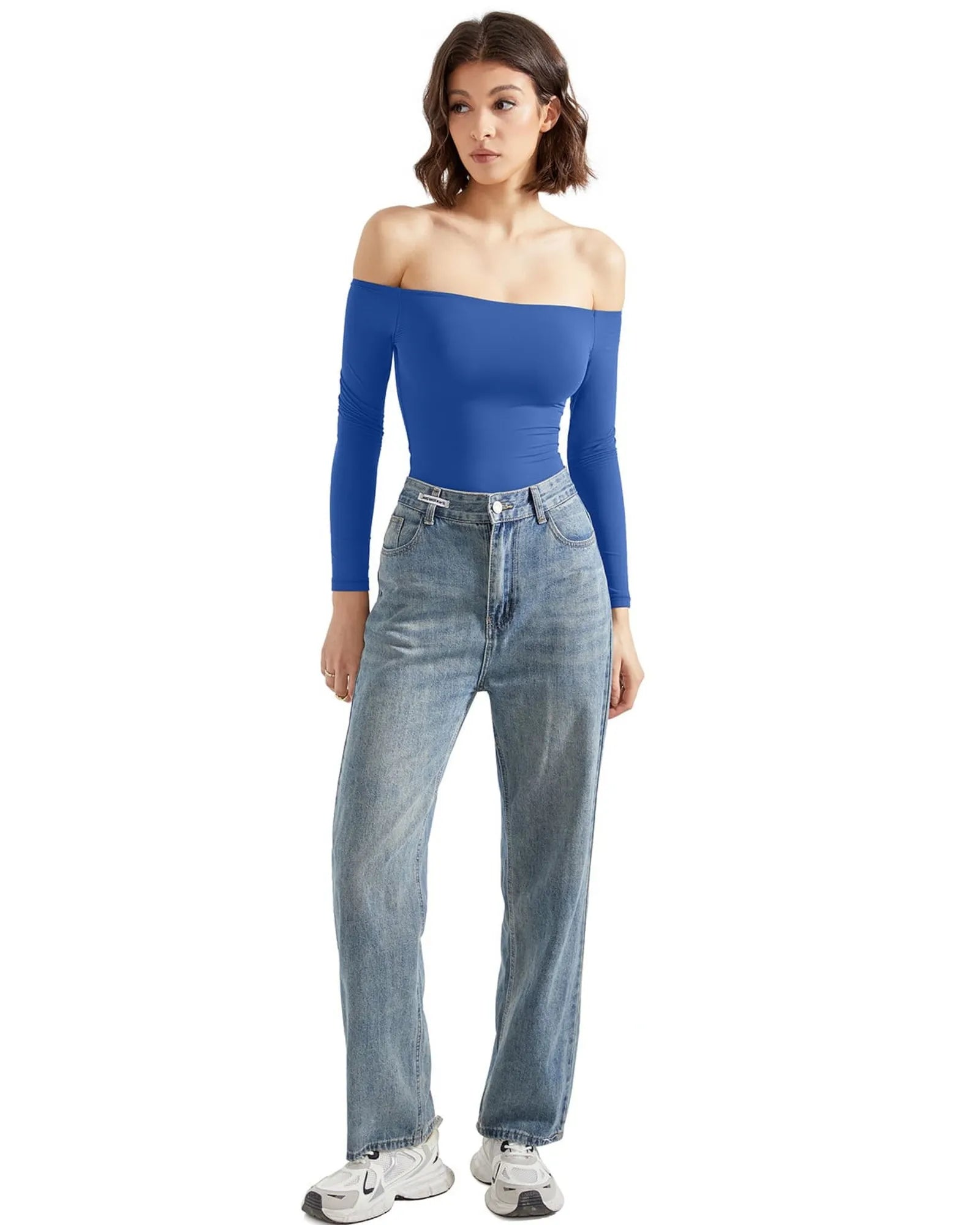 Buttery Soft Off Shoulder Bodysuit - Long Sleeve