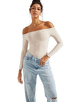 Buttery Soft Off Shoulder Bodysuit - Long Sleeve