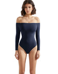 Buttery Soft Off Shoulder Bodysuit - Long Sleeve
