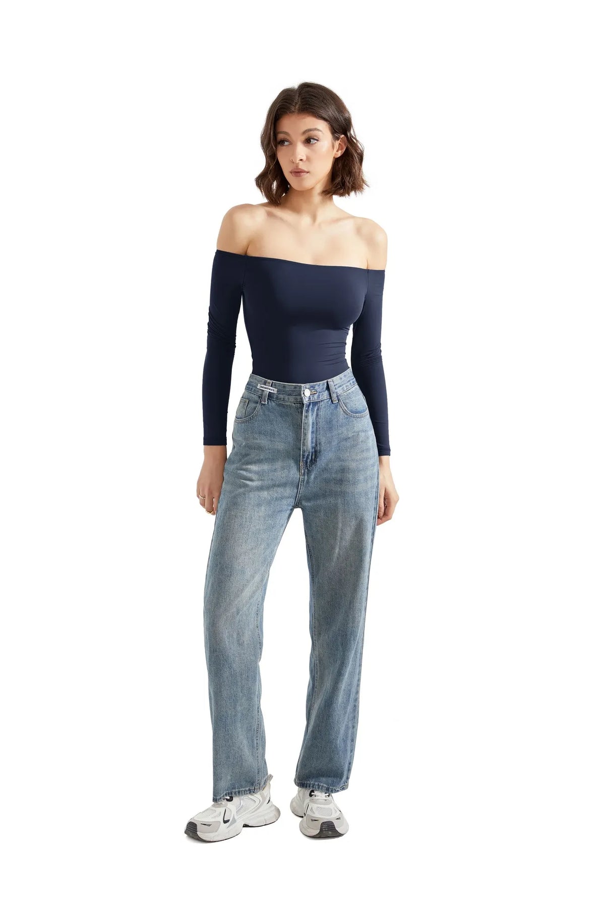 Buttery Soft Off Shoulder Bodysuit - Long Sleeve