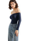Buttery Soft Off Shoulder Bodysuit - Long Sleeve