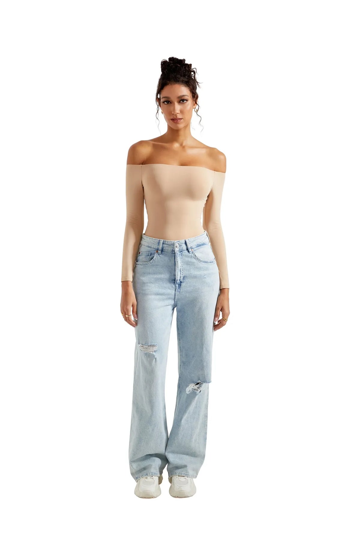 Buttery Soft Off Shoulder Bodysuit - Long Sleeve