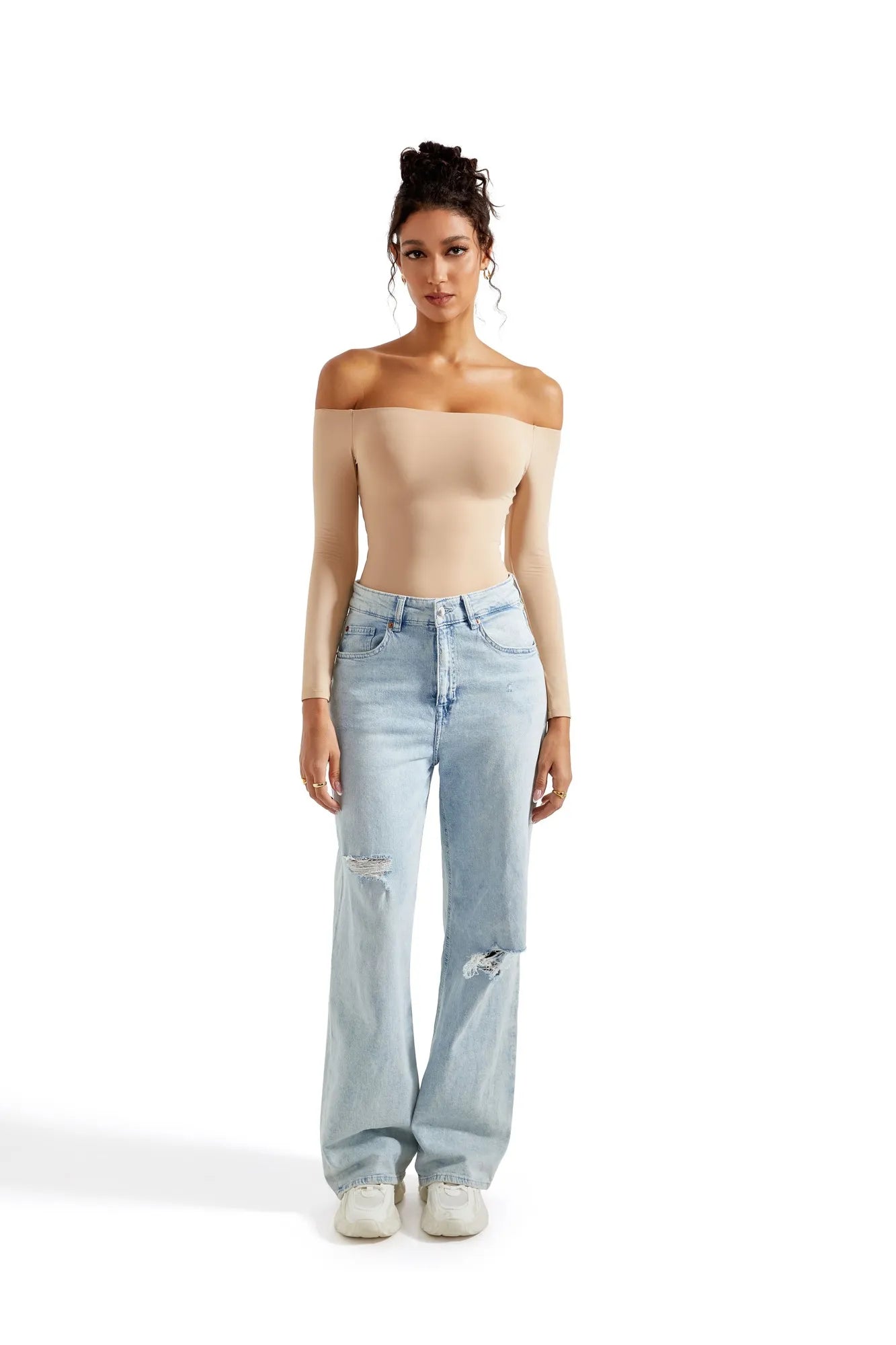 Buttery Soft Off Shoulder Bodysuit - Long Sleeve