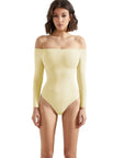 Buttery Soft Off Shoulder Bodysuit - Long Sleeve