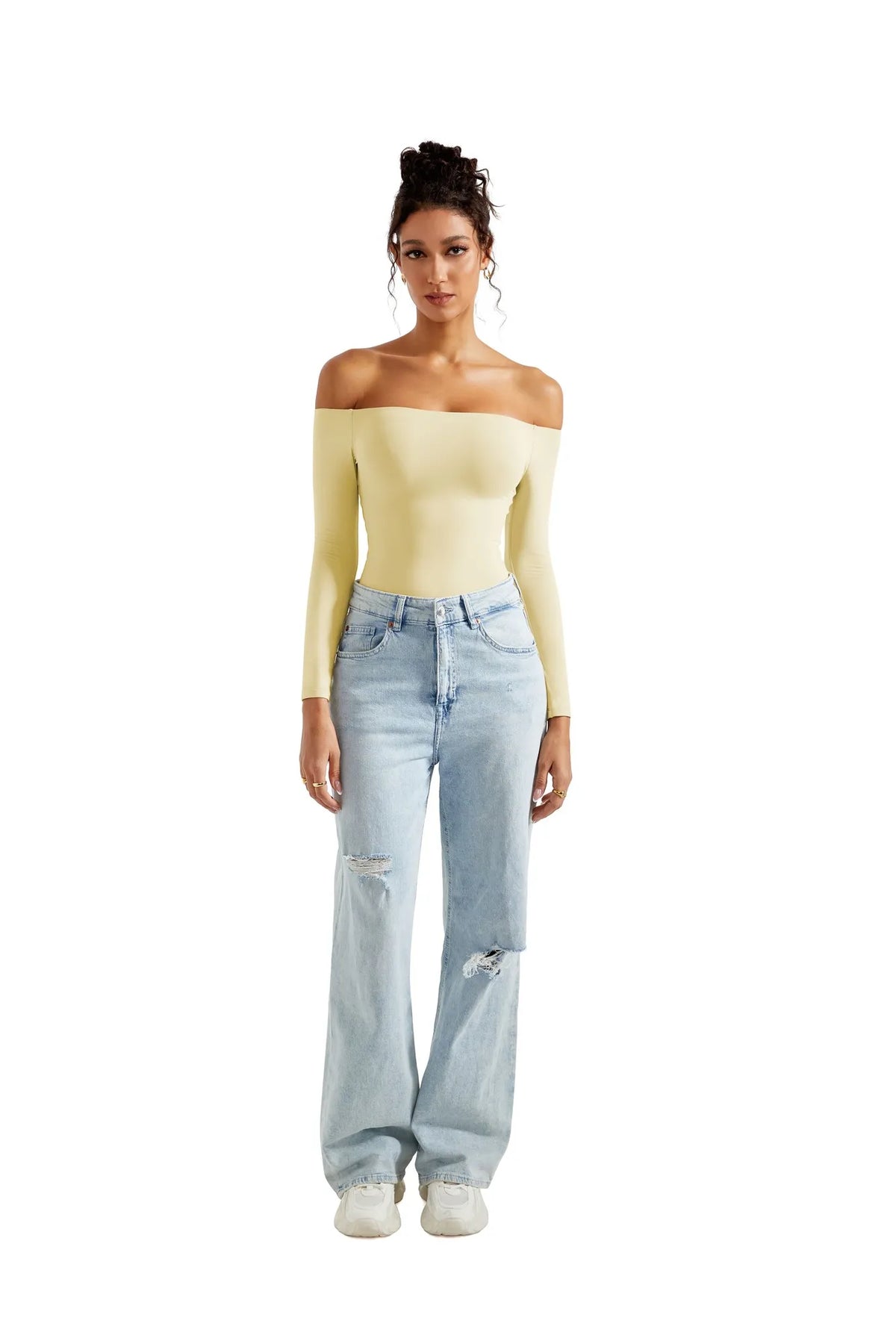 Buttery Soft Off Shoulder Bodysuit - Long Sleeve