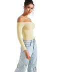 Buttery Soft Off Shoulder Bodysuit - Long Sleeve