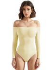 Buttery Soft Off Shoulder Bodysuit - Long Sleeve