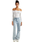 Buttery Soft Off Shoulder Bodysuit - Long Sleeve