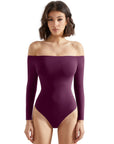 Buttery Soft Off Shoulder Bodysuit - Long Sleeve