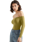 Buttery Soft Off Shoulder Bodysuit - Long Sleeve