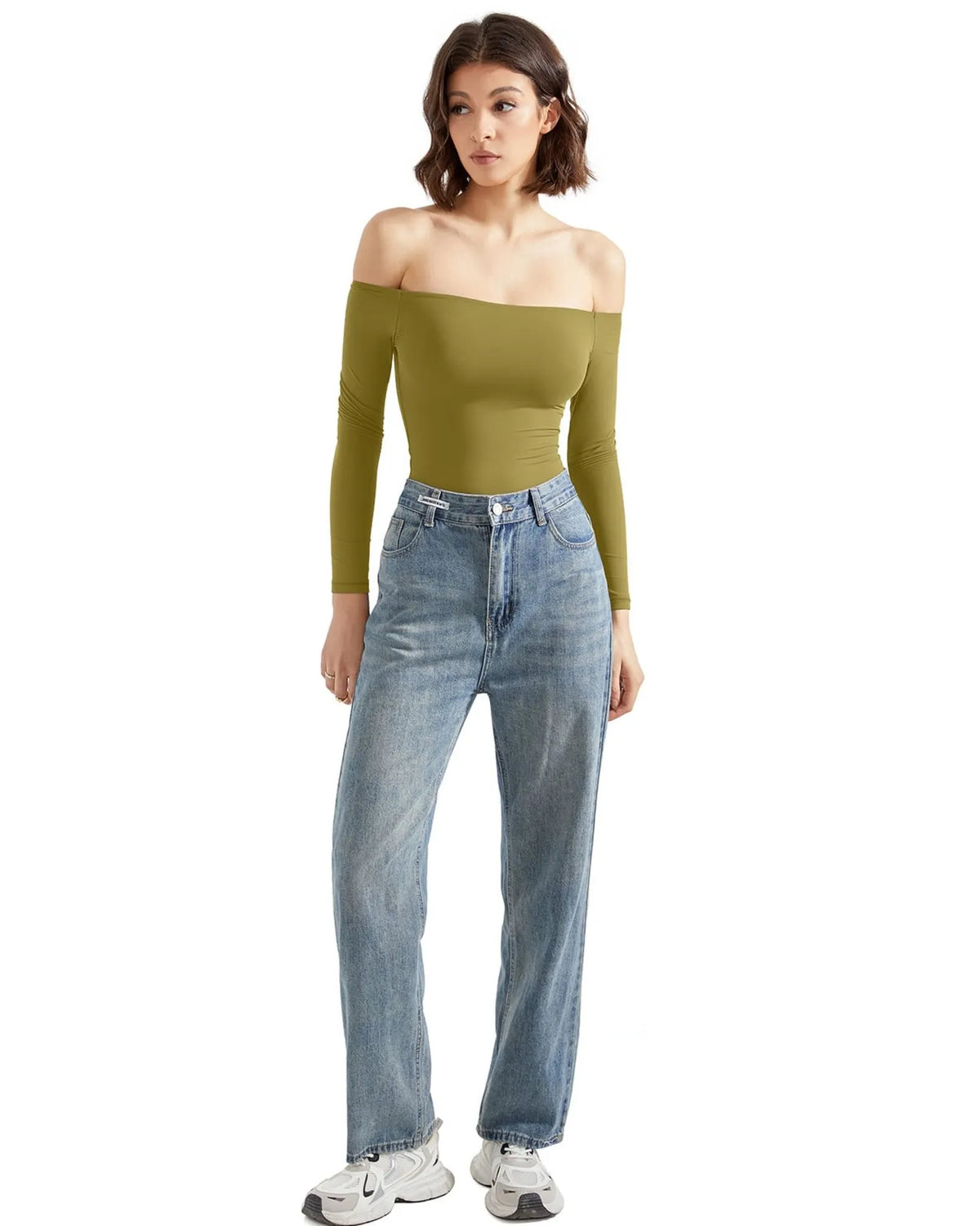 Buttery Soft Off Shoulder Bodysuit - Long Sleeve
