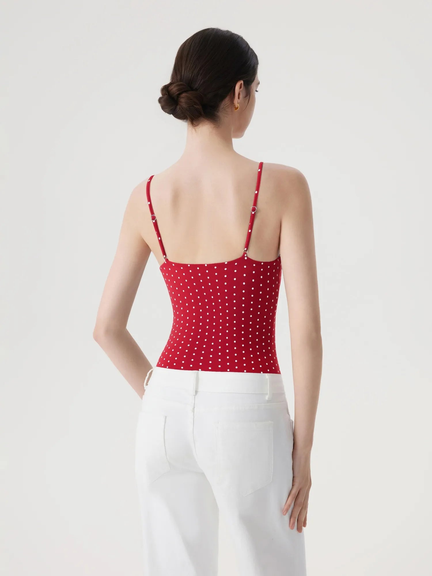 Padded V Neck Thong Bodysuit-SUUKSESS-SUUKSESS