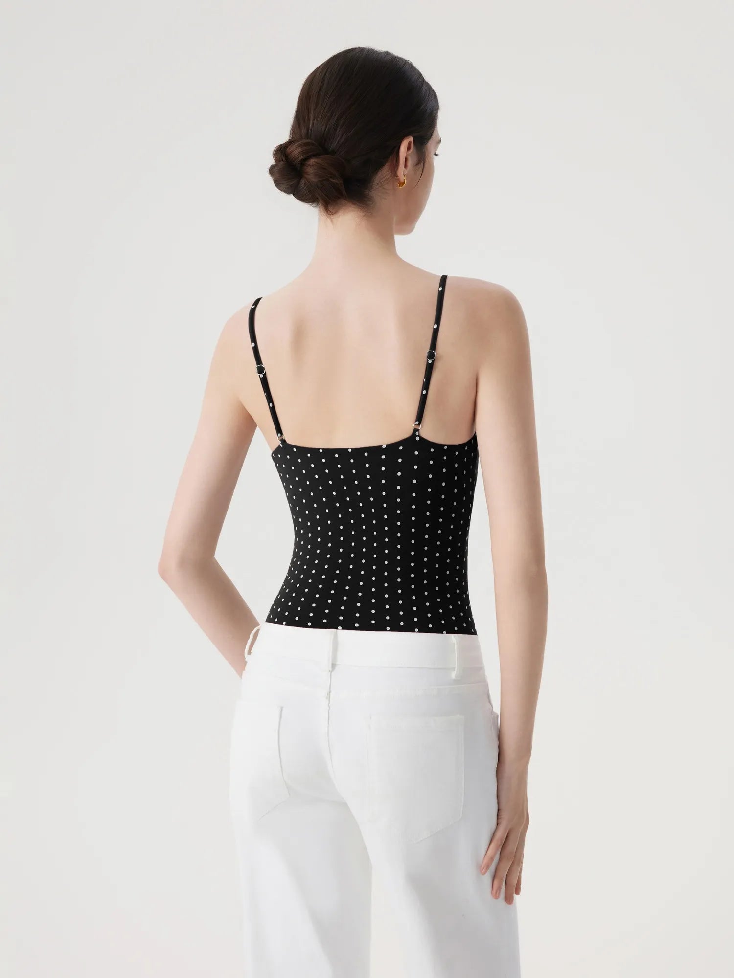 Padded V Neck Thong Bodysuit-SUUKSESS-SUUKSESS