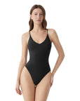 Padded V Neck Thong Bodysuit-SUUKSESS-SUUKSESS