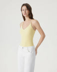 Padded V Neck Thong Bodysuit-SUUKSESS-SUUKSESS