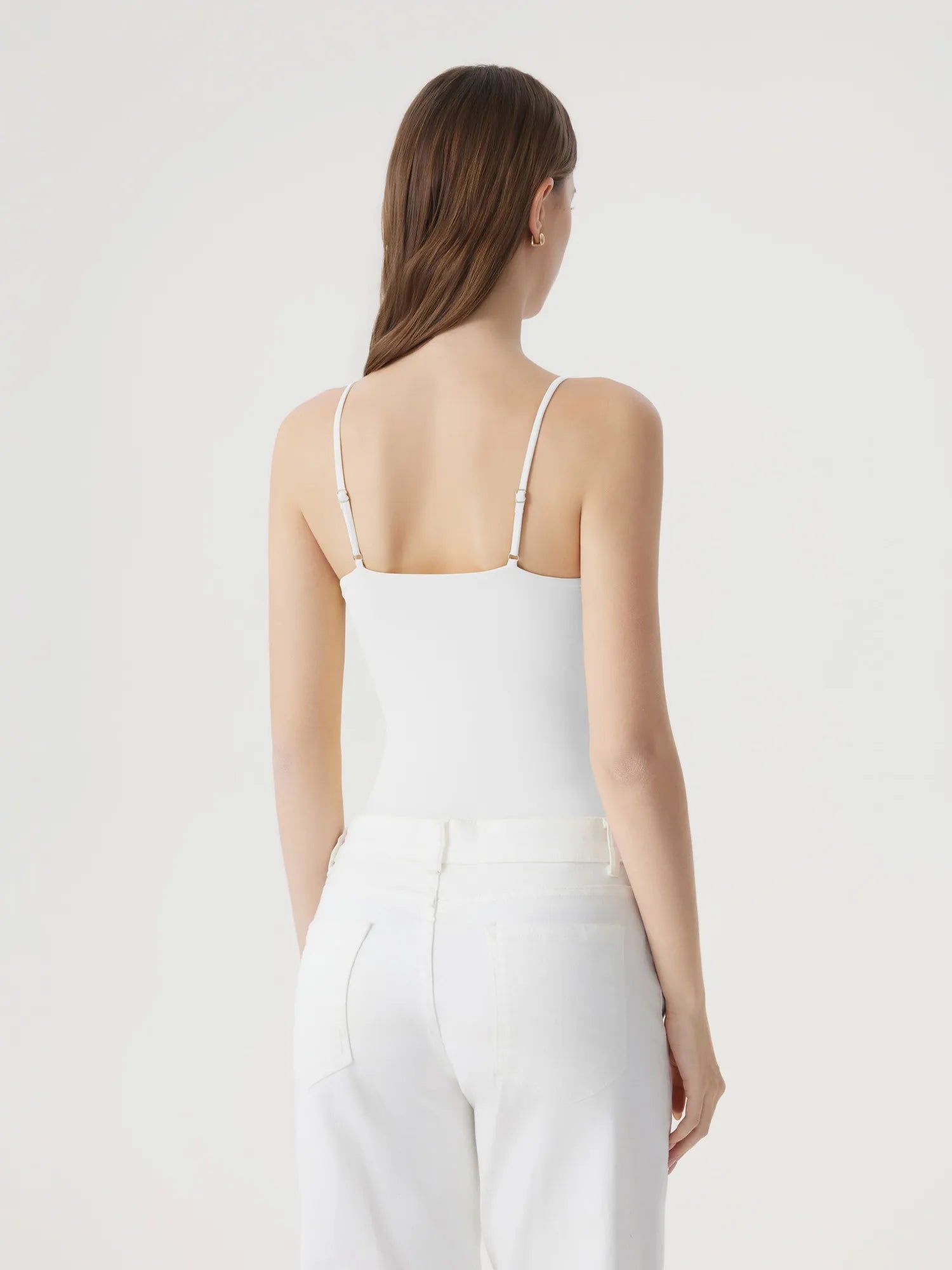 Padded V Neck Thong Bodysuit-SUUKSESS-SUUKSESS