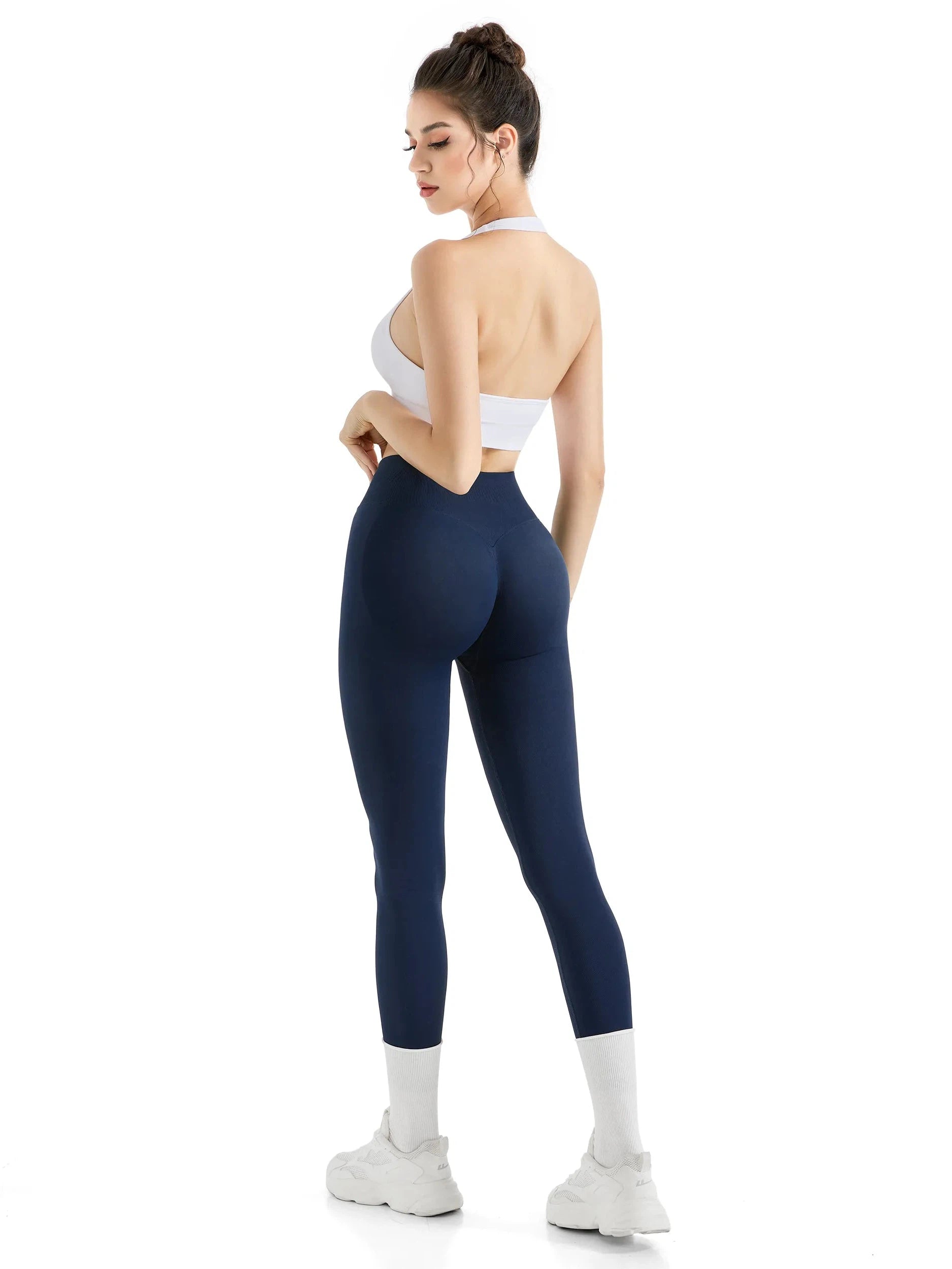 Seamless Hidden Scrunch Leggings-Leggings-SUUKSESS-SUUKSESS