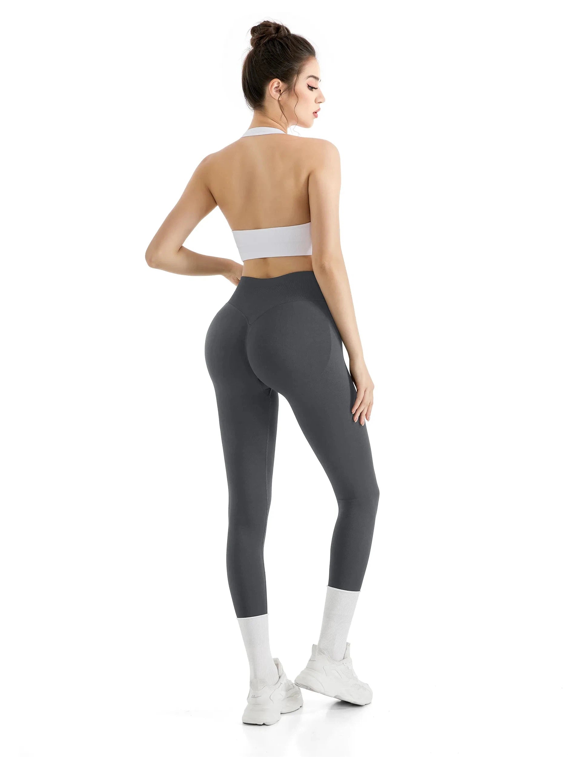 Seamless Hidden Scrunch Leggings-Leggings-SUUKSESS-SUUKSESS