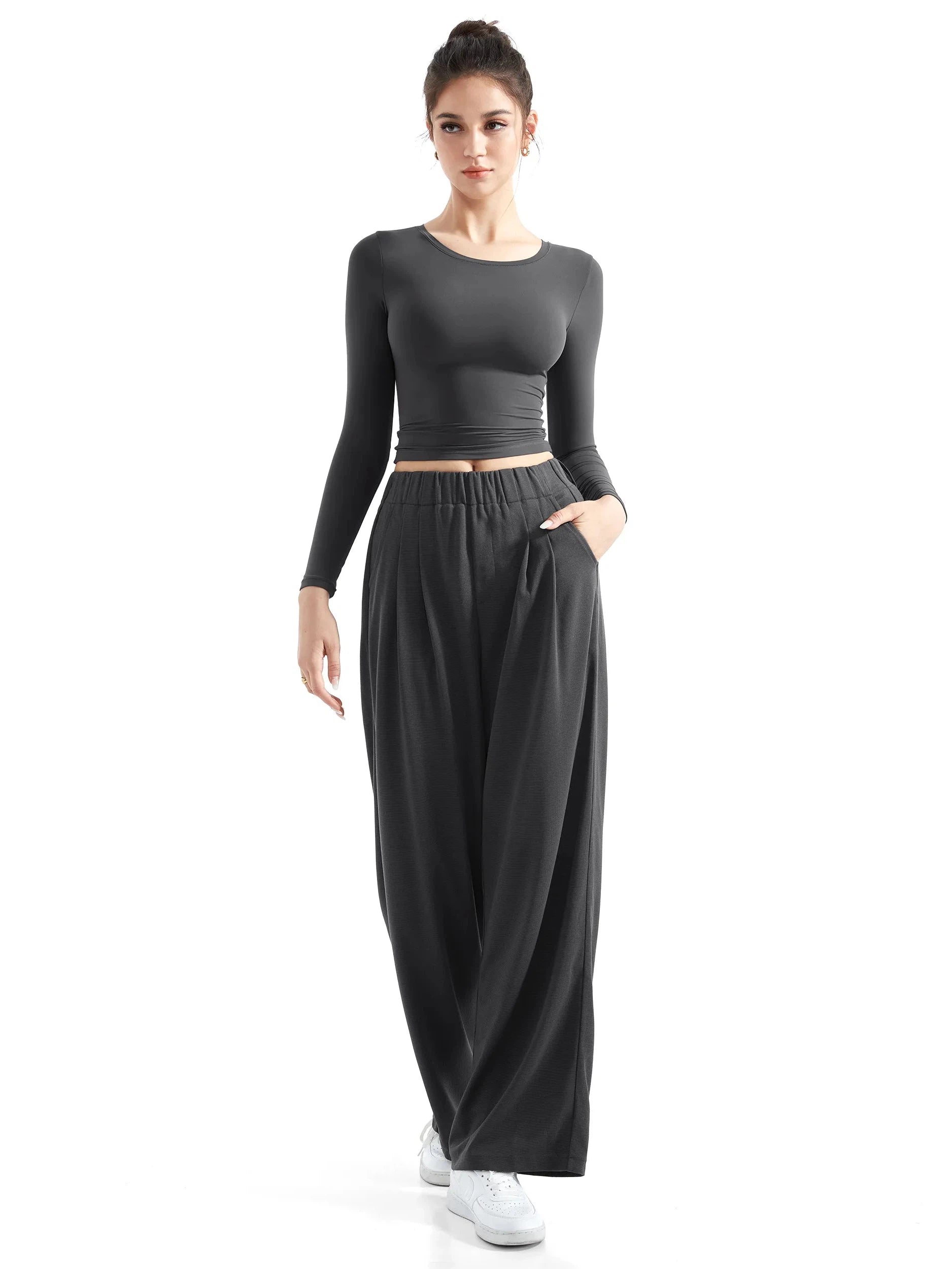 Flowy Palazzo Wide Leg Pants-Clothing-SUUKSESS-SUUKSESS