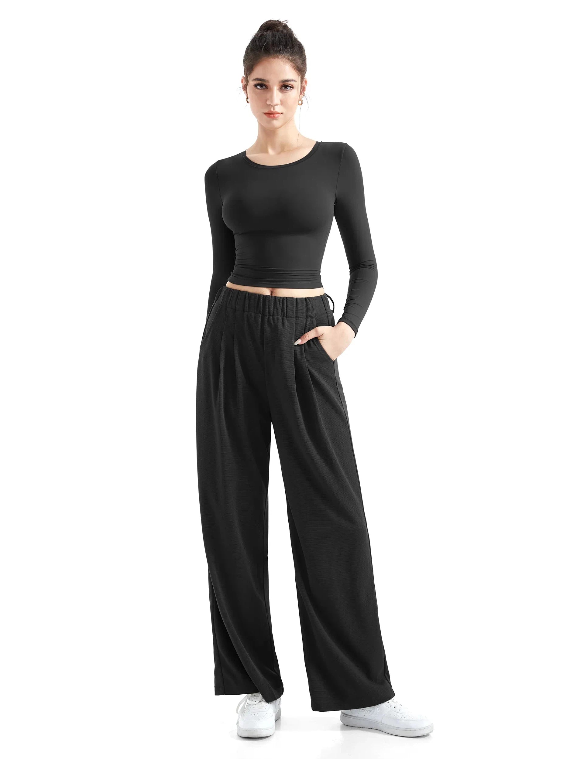 Flowy Palazzo Wide Leg Pants-Clothing-SUUKSESS-SUUKSESS