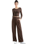 Flowy Palazzo Wide Leg Pants-Clothing-SUUKSESS-SUUKSESS