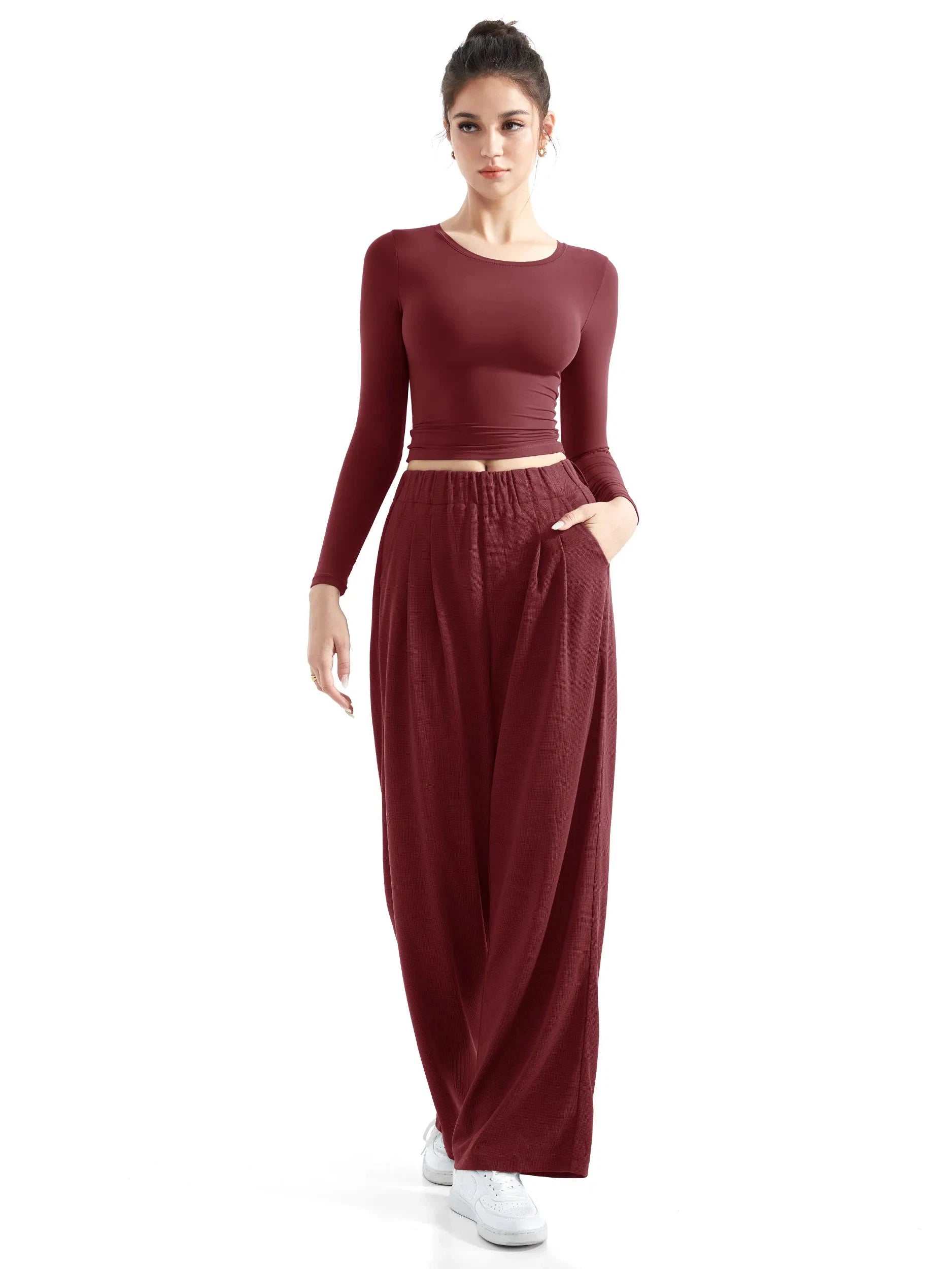 Flowy Palazzo Wide Leg Pants-Clothing-SUUKSESS-SUUKSESS