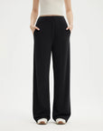SUUKSESS Women Wide Leg Yoga Pants with Pockets 2025 High Waisted Casual Lounge Work Pant-SUUKSESS-Black-XS-SUUKSESS