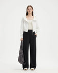 SUUKSESS Women Wide Leg Yoga Pants with Pockets 2025 High Waisted Casual Lounge Work Pant-SUUKSESS-SUUKSESS