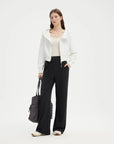 SUUKSESS Women Wide Leg Yoga Pants with Pockets 2025 High Waisted Casual Lounge Work Pant-SUUKSESS-SUUKSESS