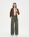 SUUKSESS Women Wide Leg Yoga Pants with Pockets 2025 High Waisted Casual Lounge Palazzo Pant-SUUKSESS-SUUKSESS
