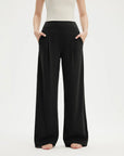 SUUKSESS Women Wide Leg Yoga Pants with Pockets 2025 High Waisted Casual Lounge Palazzo Pant-SUUKSESS-Black-XS-SUUKSESS