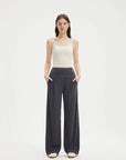 SUUKSESS Women Wide Leg Yoga Pants with Pockets 2025 High Waisted Casual Lounge Palazzo Pant-SUUKSESS-Gray-XS-SUUKSESS