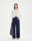SUUKSESS Women Wide Leg Yoga Pants with Pockets 2025 High Waisted Casual Lounge Palazzo Pant-SUUKSESS-SUUKSESS