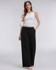 Wrinkle Free Wide Leg Pants