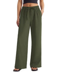 Wrinkle Free Wide Leg Pants