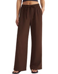Wrinkle Free Wide Leg Pants