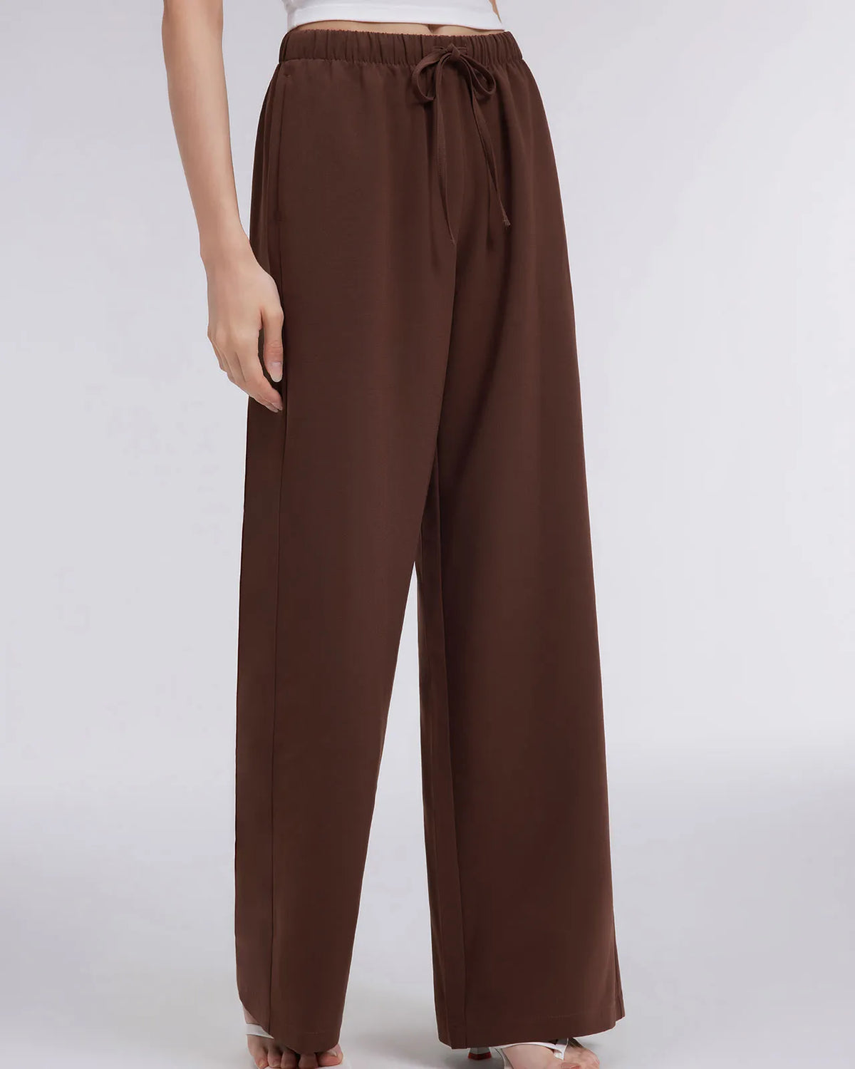 Wrinkle Free Wide Leg Pants