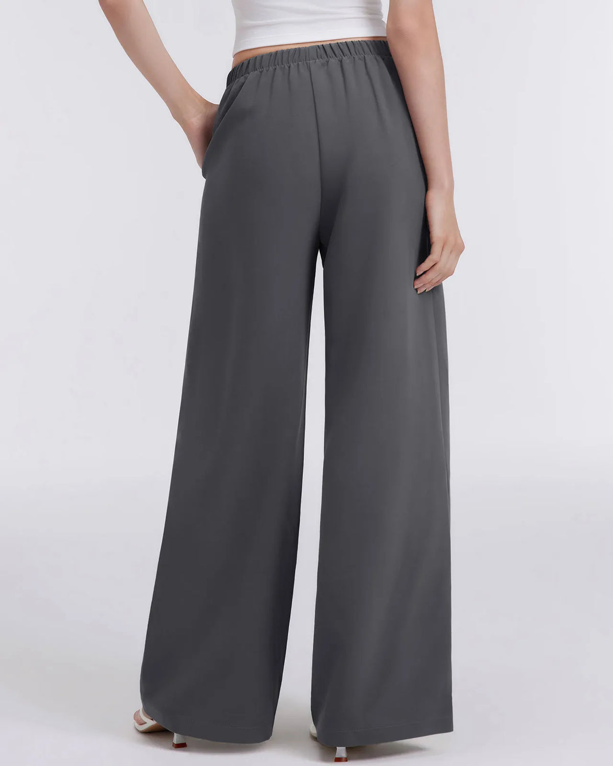 Wrinkle Free Wide Leg Pants