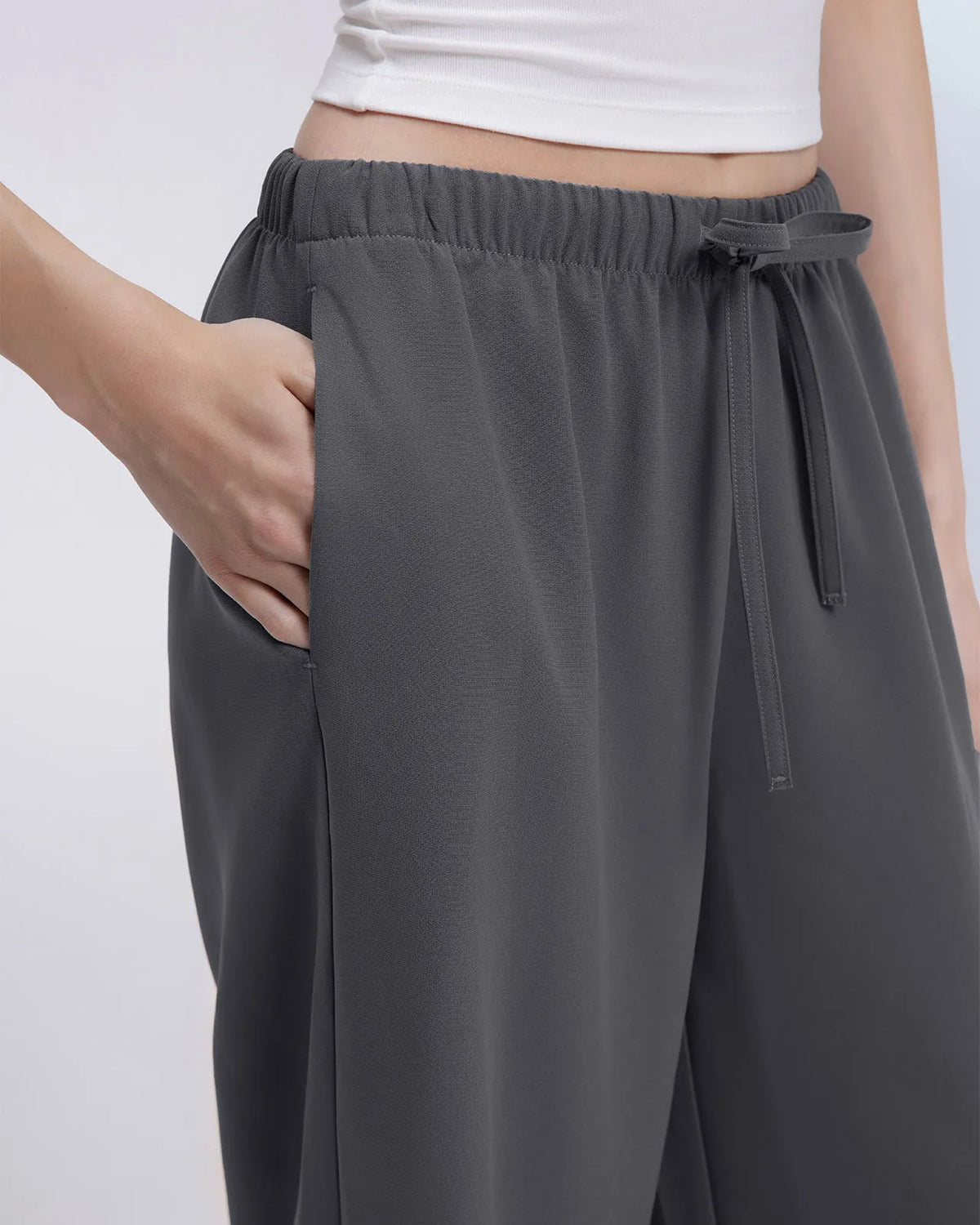 Wrinkle Free Wide Leg Pants