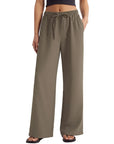 Wrinkle Free Wide Leg Pants