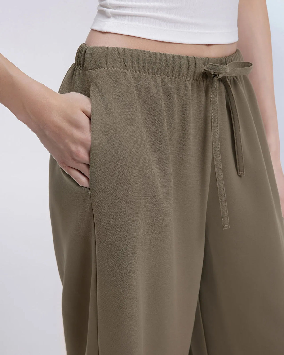 Wrinkle Free Wide Leg Pants