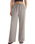 Wrinkle Free Wide Leg Pants