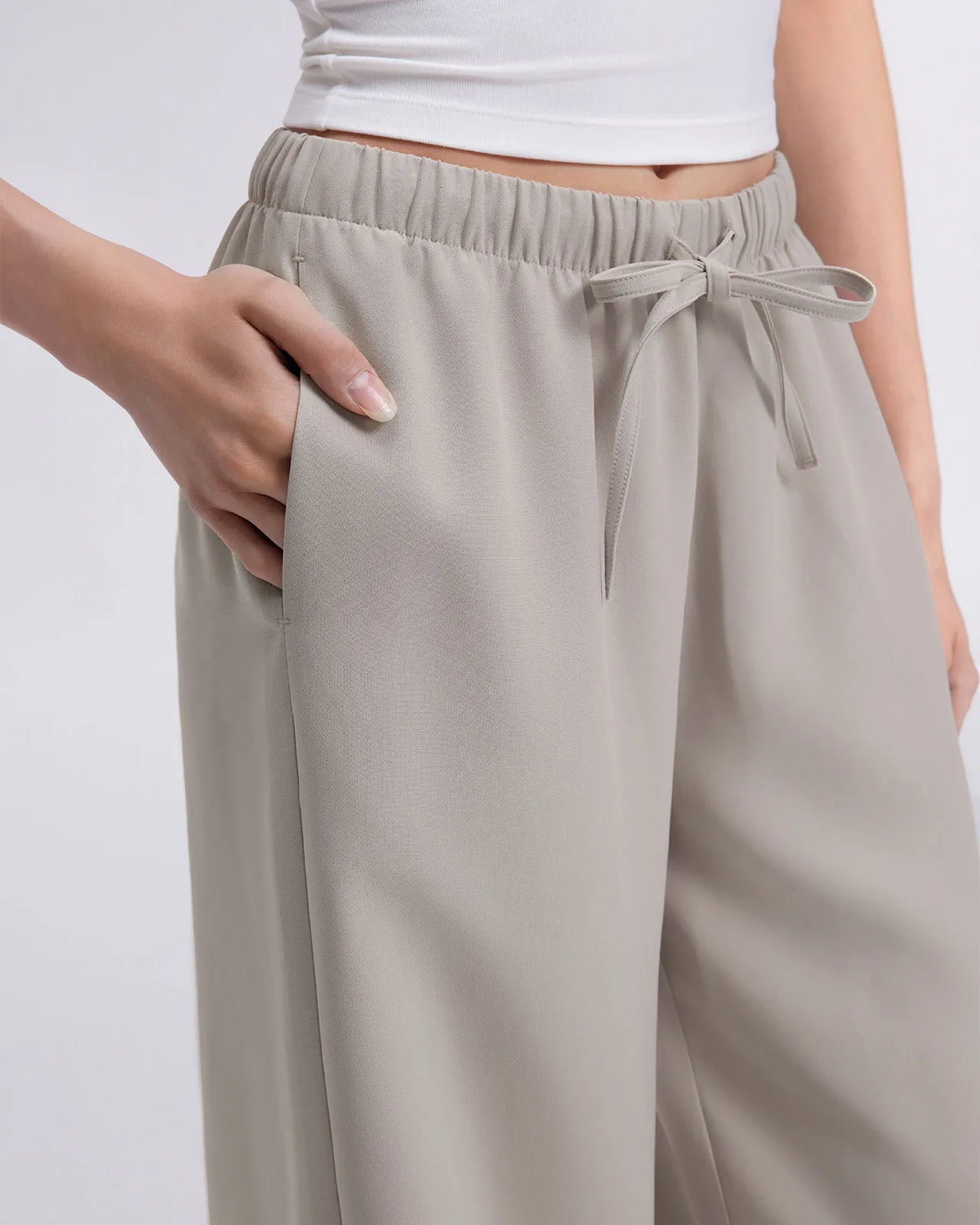 Wrinkle Free Wide Leg Pants