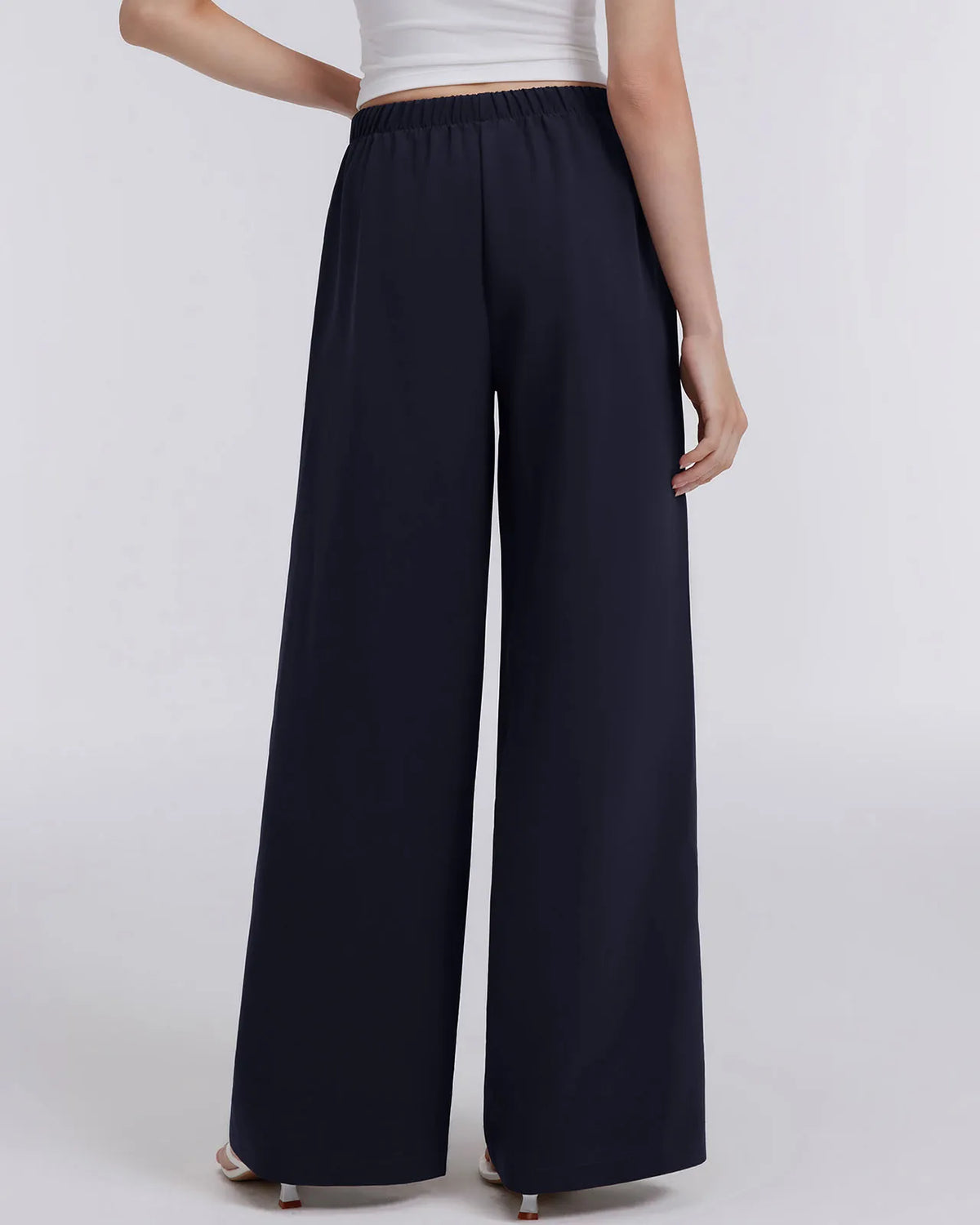 Wrinkle Free Wide Leg Pants