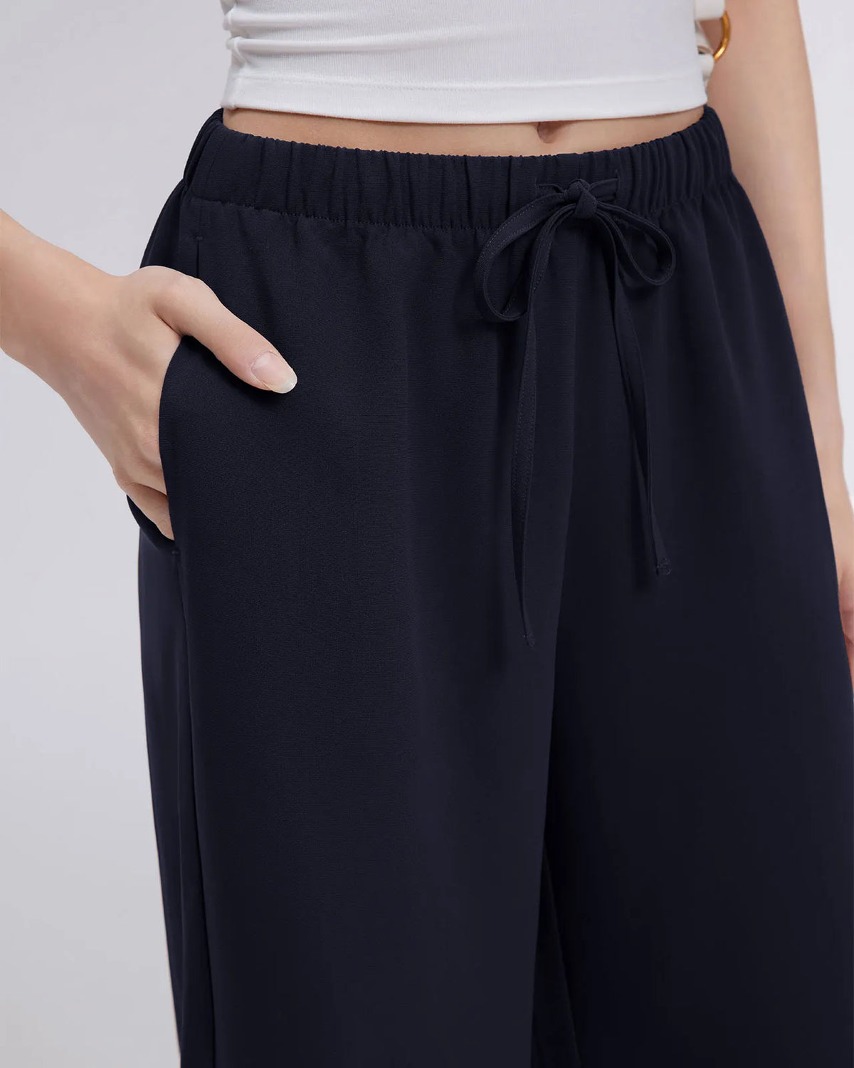 Wrinkle Free Wide Leg Pants
