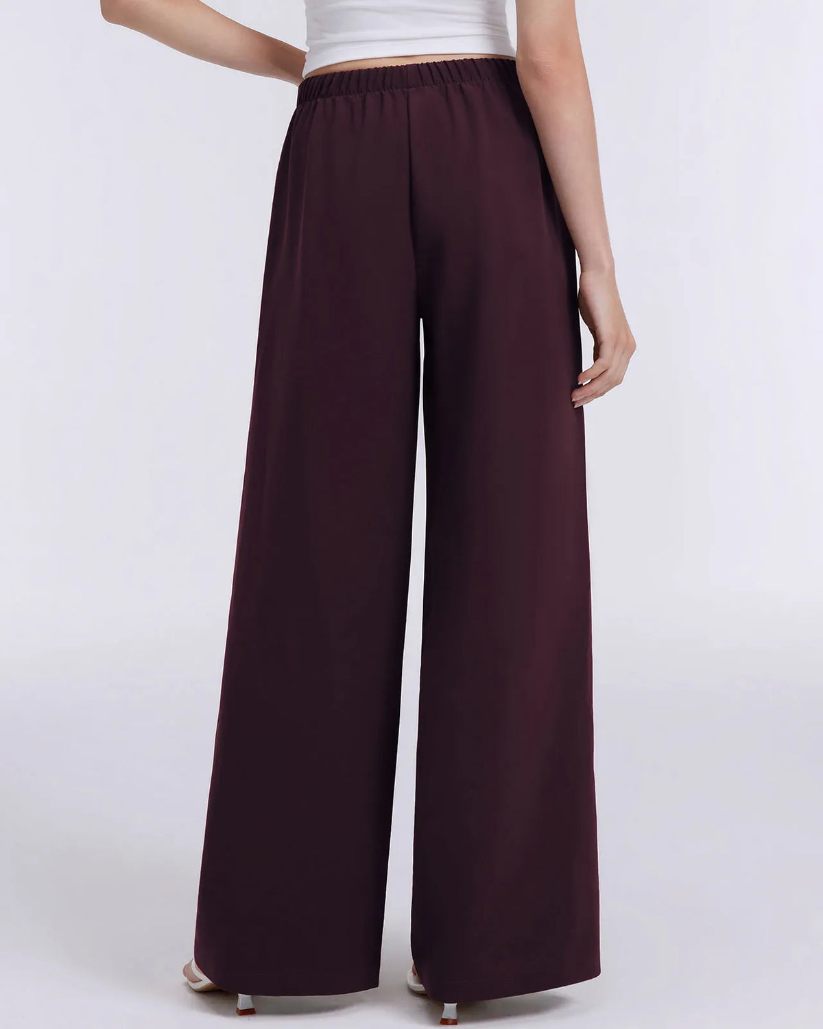 Wrinkle Free Wide Leg Pants