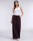 Wrinkle Free Wide Leg Pants