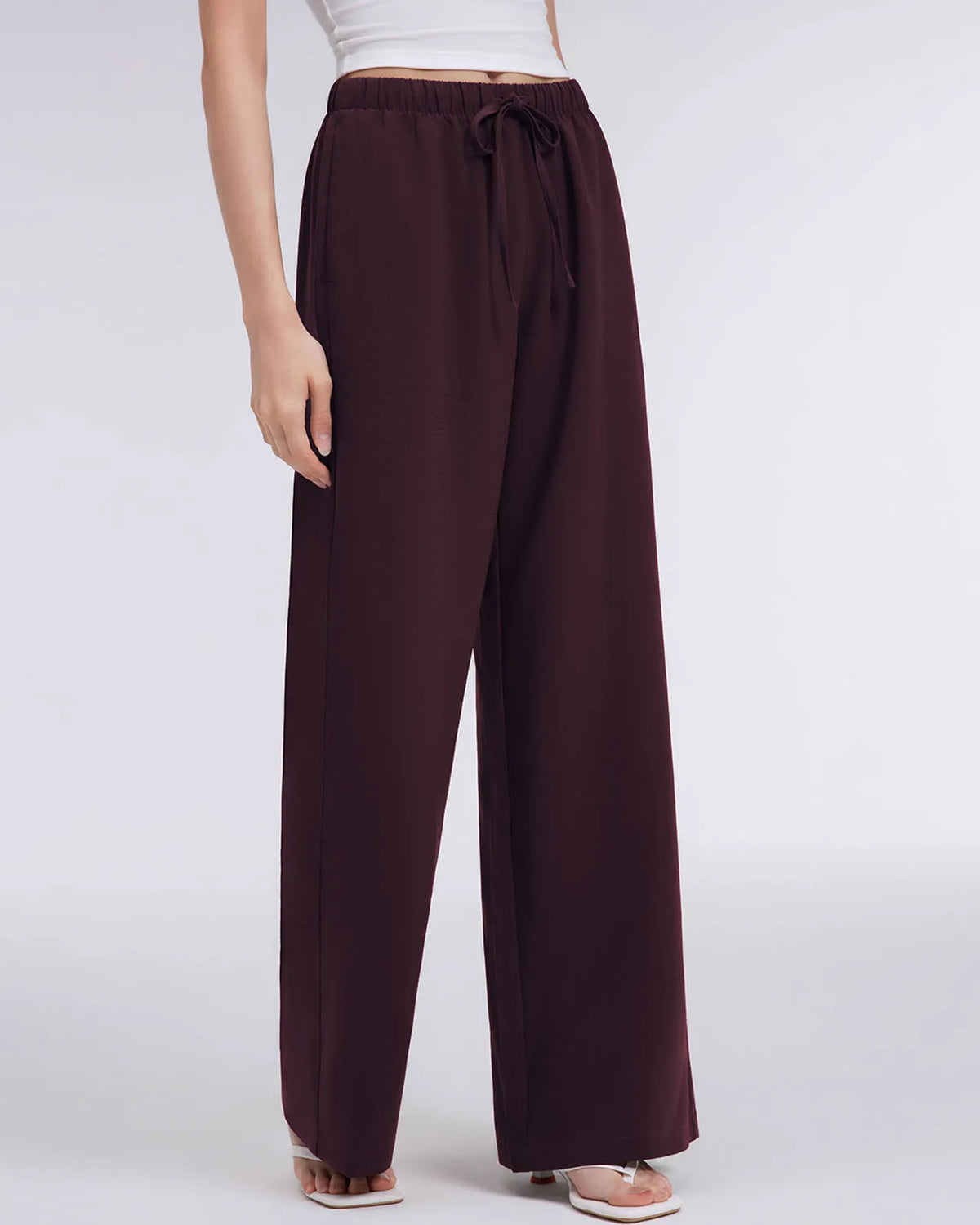 Wrinkle Free Wide Leg Pants